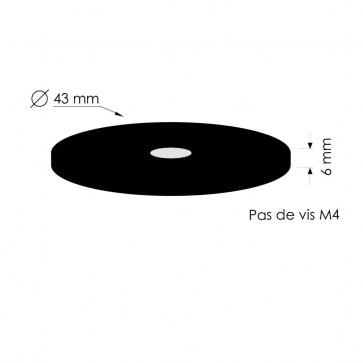 Aimant anti glisse ø43 mm