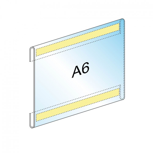 Pochette adhésive transparent A6 - Paysage