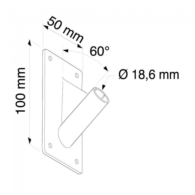 VANZACK Support De Mât De Drapeau Stable Avec Ventouse Pour