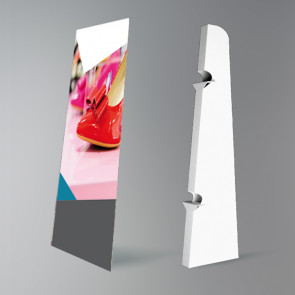 Maxi chevalet carton 2 pieds - Hauteur 130 cm