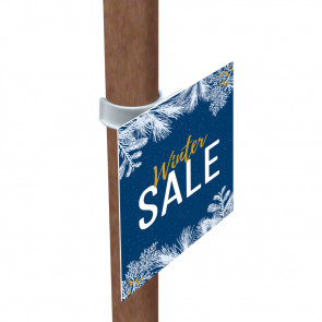Pince grippe autocollante pour tube carton ø 22 mm