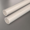 Tube blanc Ø 17 - 19 mm - Longueur 600 mm - Fendu sur 550 mm